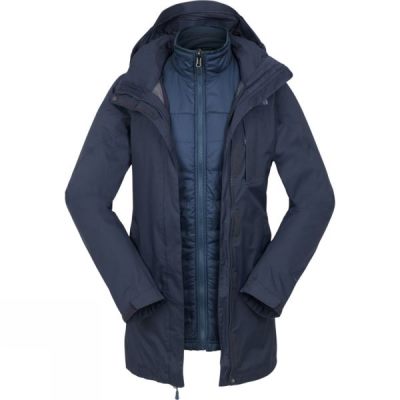 Chaquetas The North Face Solaris Triclimate Mujer Azul Marino / Azules - Chile FQL476912